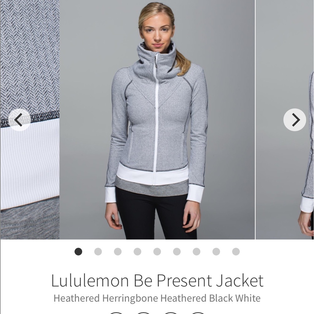 Lululemon Be Present Jacket Herringbone - image 1